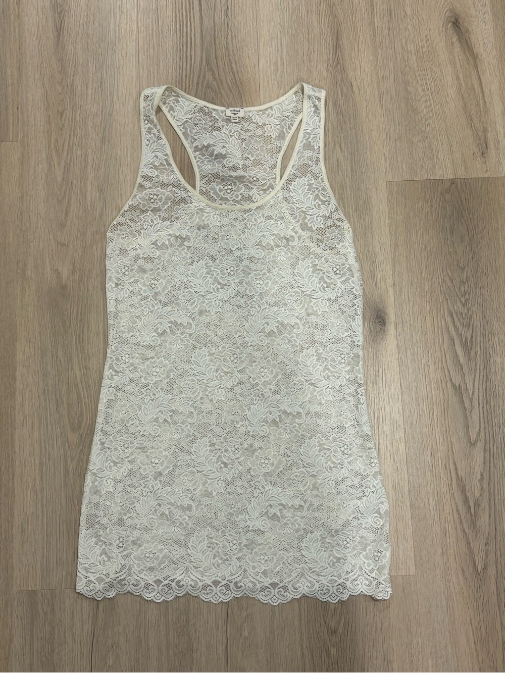 Wilfred Cream Lace Racerback Chemise